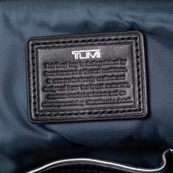 Pre Owned TUMI Black Nylon and Leather Arrive Messenger Bag