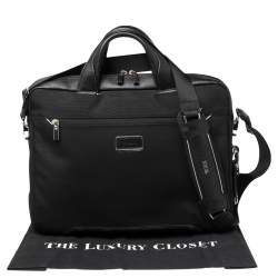 Pre Owned TUMI Black Nylon Laptop Bag