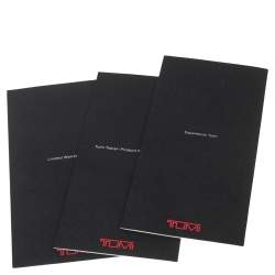 Pre Owned TUMI Blue/Brown Nylon and Leather Alpha Bravo Brooks Slim Briefcase