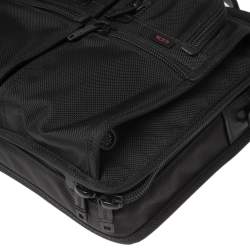 Pre Owned TUMI Black Nylon Alpha T-Pass Expandable Laptop Briefcase