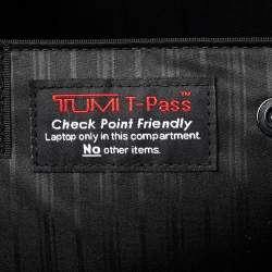 Pre Owned TUMI Black Nylon Alpha T-Pass Expandable Laptop Briefcase
