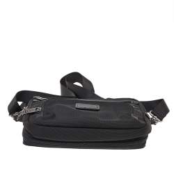 TUMI Black Nylon iPad Case Messenger Bag