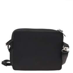 TUMI Black Nylon iPad Case Messenger Bag