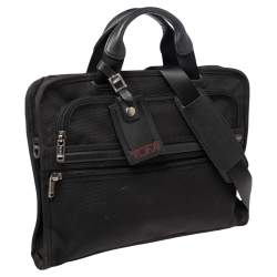 TUMI Black Nylon Briefcase bag 