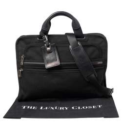 TUMI Black Nylon Briefcase bag 