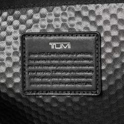 Pre Owned TUMI Metallic Dark Brown/Black Leather Alpha Bravo Andersen Slim Commuter Briefcase