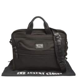 TUMI Black Nylon Briefcase bag