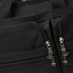 Pre Owned TUMI Black Ballistic Nylon Expandable Organizer Laptop Briefcase