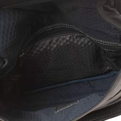 TUMI Dark Brown/Black Leather Alpha Bravo Barstow Messenger Bag