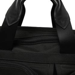 TUMI Black Nylon Alpha Compact Large Screen Laptop Briefcase