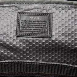 Pre Owned TUMI Blue/Black Leather And Ballistic Nylon Alpha Bravo Knox Backpack