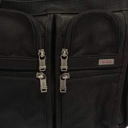 Pre Owned TUMI Black Nylon Gen 4.2 Organizer Portfolio Briefcase