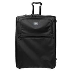 TUMI Black Nylon 2 Wheeled Alpha Expandable Luggage