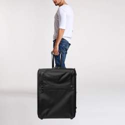 TUMI Black Nylon 2 Wheeled Alpha Expandable Short Trip Luggage