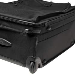 TUMI Black Nylon 2 Wheeled Alpha Expandable Short Trip Luggage