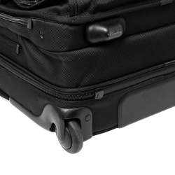 Tumi Black Nylon 2 Wheeled Alpha Rolling Briefcase 