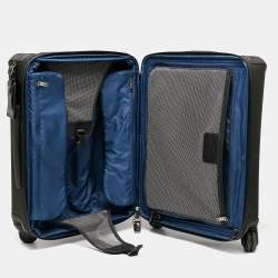 TUMI Dark Grey/Black Nylon Continental 4 Wheeled Alpha II Expandable Carry On Luggage