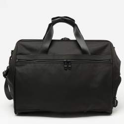 Pre Owned Tumi Black Nylon Alpha II Weekender Bag