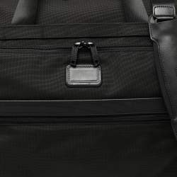 Pre Owned Tumi Black Nylon Alpha II Weekender Bag