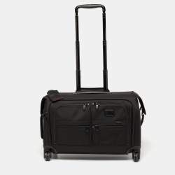 TUMI Black Nylon 4 Wheeled Alpha II Garment Carry On Luggage