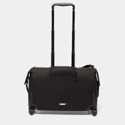 TUMI Black Nylon 4 Wheeled Alpha II Garment Carry On Luggage