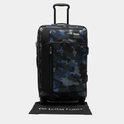 TUMI Blue Camouflage Nylon Merge Short Trip Expandable Packing Case