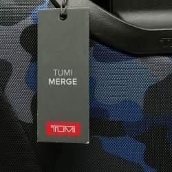 TUMI Blue Camouflage Nylon Merge Short Trip Expandable Packing Case