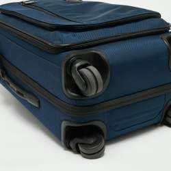 Pre Owned TUMI Blue Ballistic Nylon Merge International Expandable Carry On Luggage