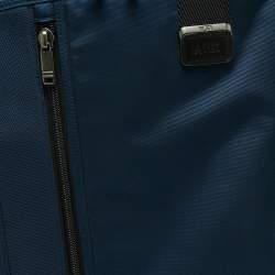 Pre Owned TUMI Blue Ballistic Nylon Merge International Expandable Carry On Luggage