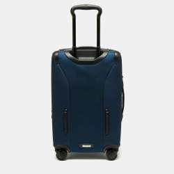 Pre Owned TUMI Blue Ballistic Nylon Merge International Expandable Carry On Luggage