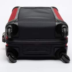 TUMI Grey/Red Nylon Small Gen 4.2 Lightweight Carryon Luggage