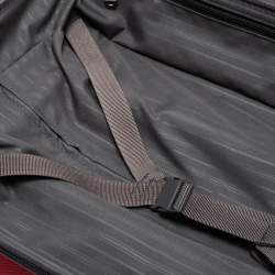 TUMI Grey/Red Nylon Small Gen 4.2 Lightweight Carryon Luggage