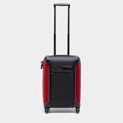 TUMI Grey/Red Nylon Small Gen 4.2 Lightweight Carryon Luggage