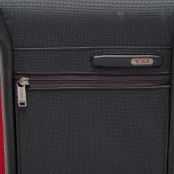 TUMI Grey/Red Nylon Small Gen 4.2 Lightweight Carryon Luggage