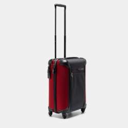 TUMI Grey/Red Nylon Small Gen 4.2 Lightweight Carryon Luggage
