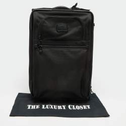 Pre Owned TUMI Black Nylon Alpha 2 Continental Carry On Suitcase