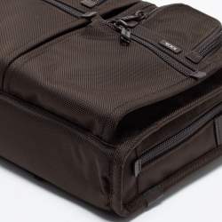 Tumi Brown Nylon Large Screen Laptop Briefcase Bag