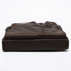 Tumi Brown Nylon Large Screen Laptop Briefcase Bag