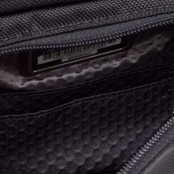 Pre Owned Tumi Black/Brown Nylon and Leather Alpha Bravo Barstow Messenger Bag