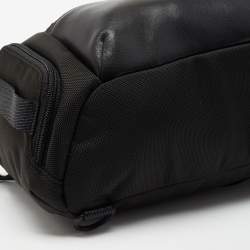 Pre Owned TUMI Black Nylon and Leather Alpha Bravo Kelly Sling Bag