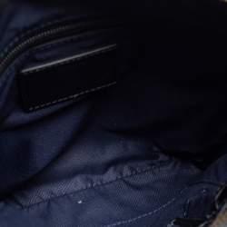 Pre Owned TUMI Black Leather Harrison Scott Messenger Bag