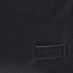 Pre Owned TUMI Black Leather Harrison Scott Messenger Bag