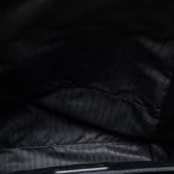 TUMI Black Canvas and Leather Alpha 3 Brief Pack Backpack