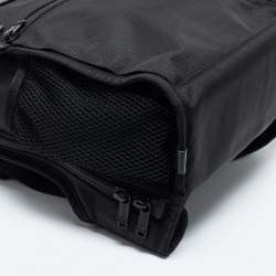 TUMI Black Canvas and Leather Alpha 3 Brief Pack Backpack