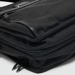 Pre Owned TUMI Black Nylon and Leather Alpha 3 Expandable Organizer Laptop Briefcase