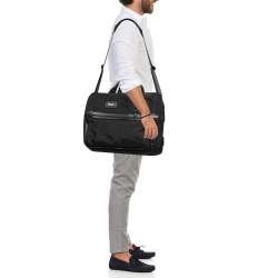 Pre Owned TUMI Black Nylon and Leather Alpha 3 Expandable Organizer Laptop Briefcase