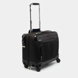 Pre Owned TUMI Black Nylon Laptop Insert McAllen Wheeled Brief Luggage