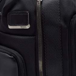 Pre Owned TUMI Black Nylon and Leather Alpha Bravo Saratoga Sling Bag