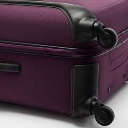 Pre Owned Tumi Purple/Black Nylon Medium Gen 4.2 Lightweight Trip Suitcase