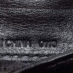 Pre Owned TUMI Black Leather Bifold Compact Wallet